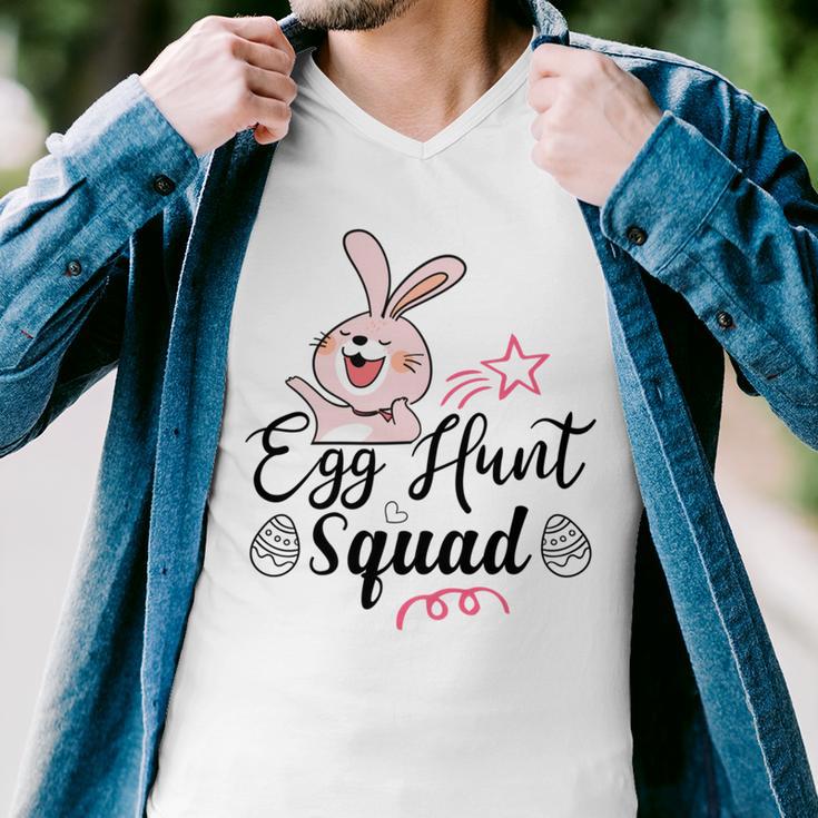 Egg Hunt Squad Men V-Neck Tshirt