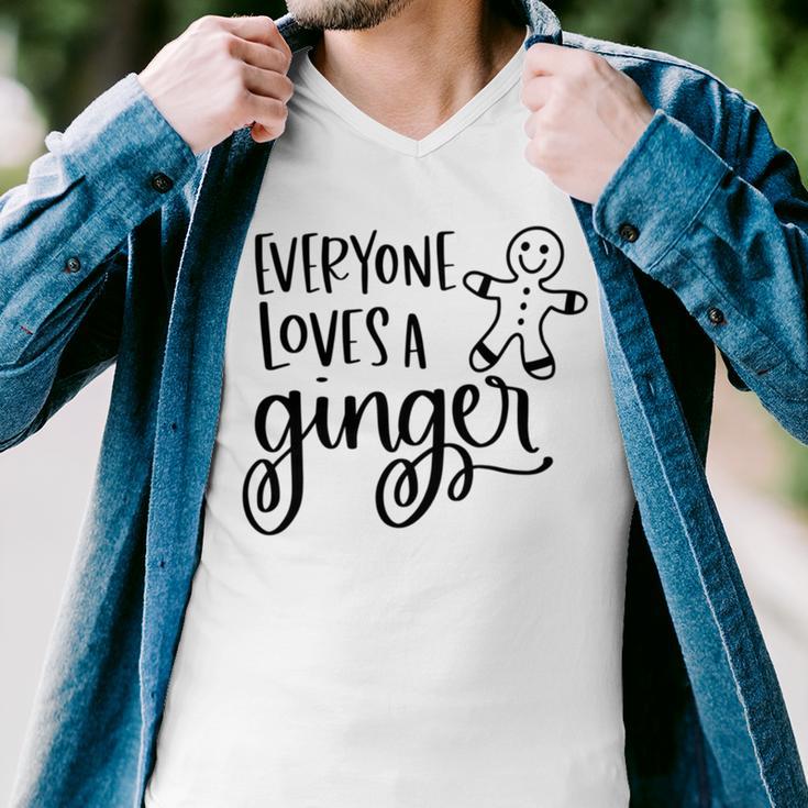 Everyone Loves A Ginger Men V-Neck Tshirt