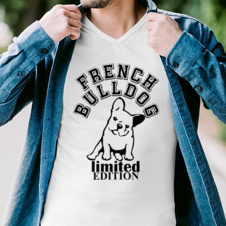 French Bulldog V2 Men V-Neck Tshirt