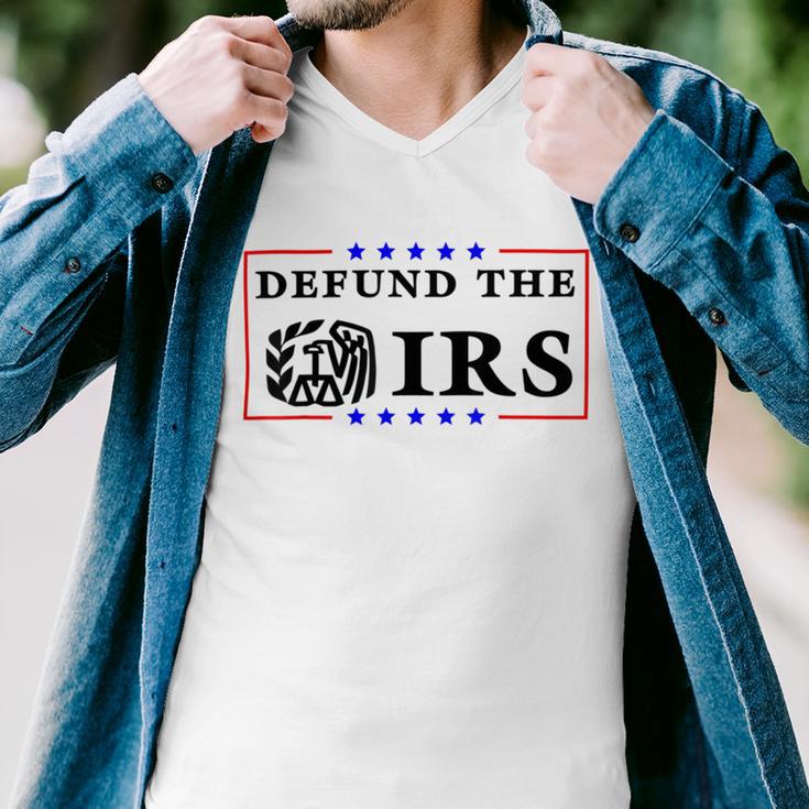 Funny Humor Irs Defund The Irs Men V-Neck Tshirt