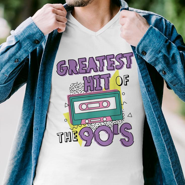 Greatest Hit Of The 90S Retro Cassette Tape Vintage Birthday Men V-Neck Tshirt