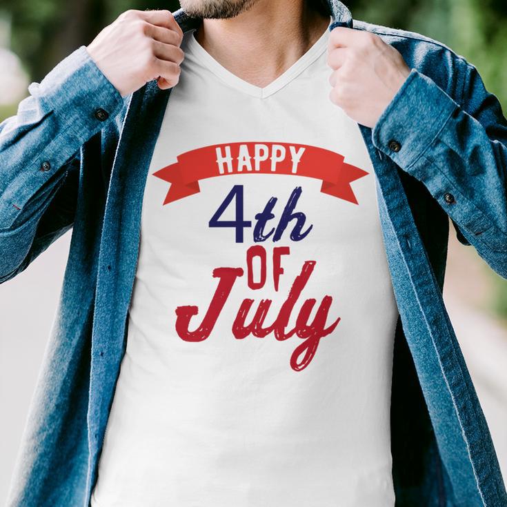 Happy 4Th Of July Independence Day V2 Men V-Neck Tshirt