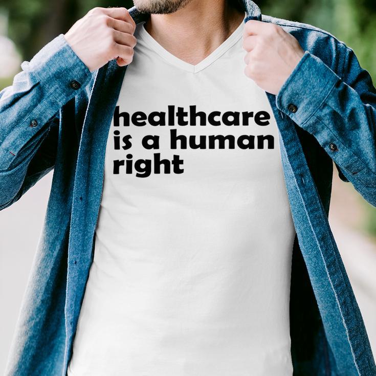 Healthcare Is A Human Right Men V-Neck Tshirt