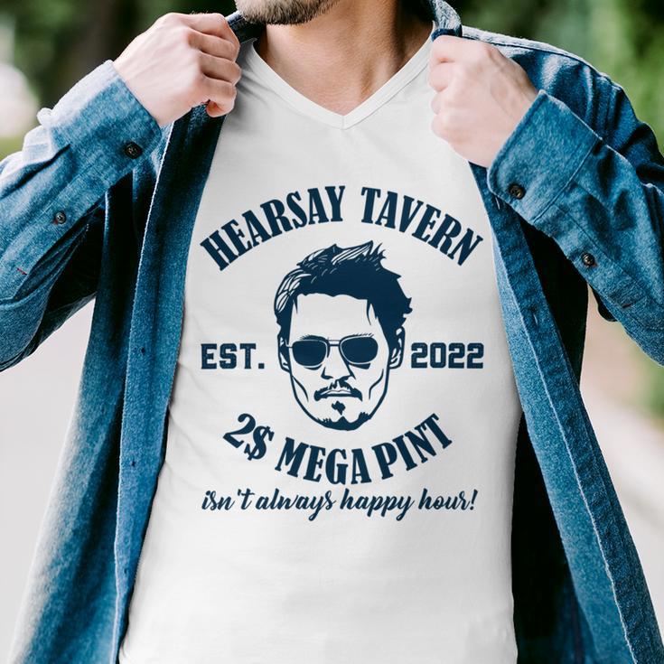 Hearsay Tavern Est 2022 Mega Pint Isnt Always Happy Hour Men V-Neck Tshirt