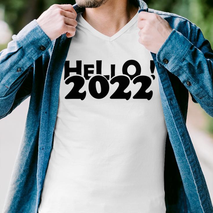 Hello V3 Men V-Neck Tshirt