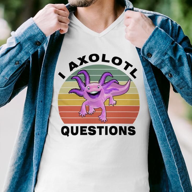 I Axlotl Questions Cute Axlotl V2 Men V-Neck Tshirt