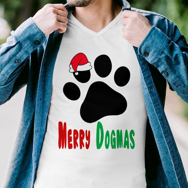 Merry Dogmas Men V-Neck Tshirt