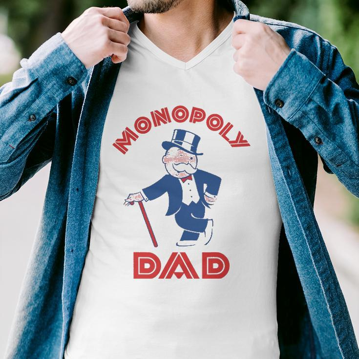 Monopoly Dad Fathers Day Gift Men V-Neck Tshirt