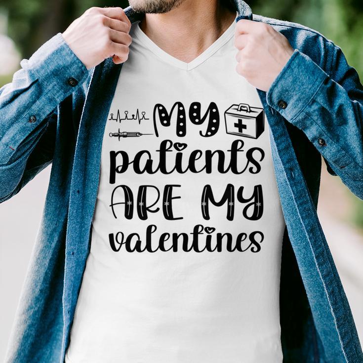 My Patients Are My Valentines 141 Trending Shirt Men V-Neck Tshirt