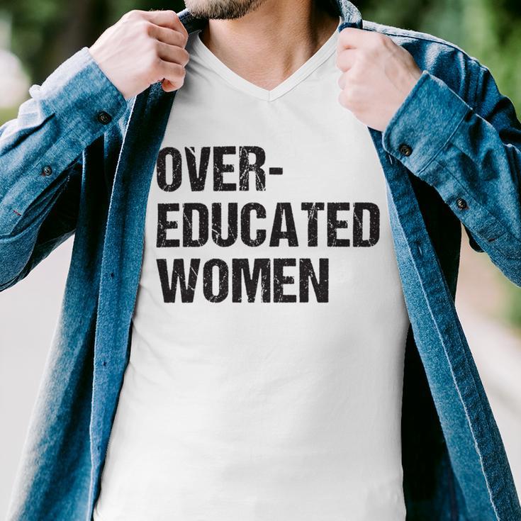 Over Educated Women V2 Men V-Neck Tshirt