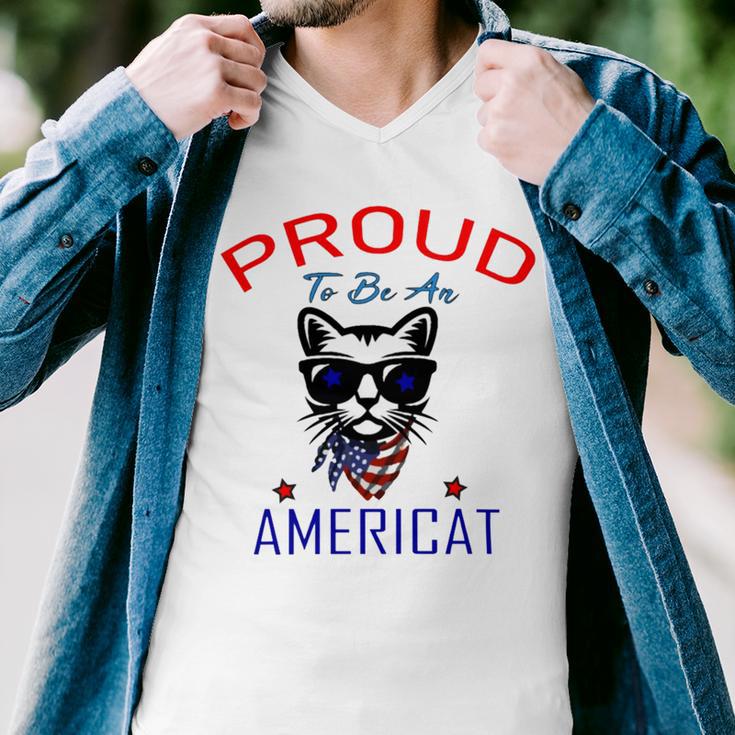 Proud To Be An Americat 808 Shirt Men V-Neck Tshirt