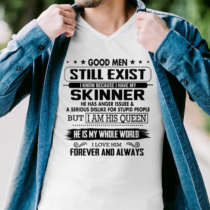 Skinner Name Gift I Know Because I Have My Skinner Men V-Neck Tshirt