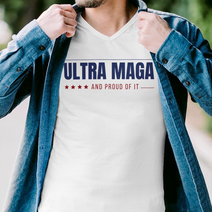 Ultra Maga And Proud Of It V10 Men V-Neck Tshirt