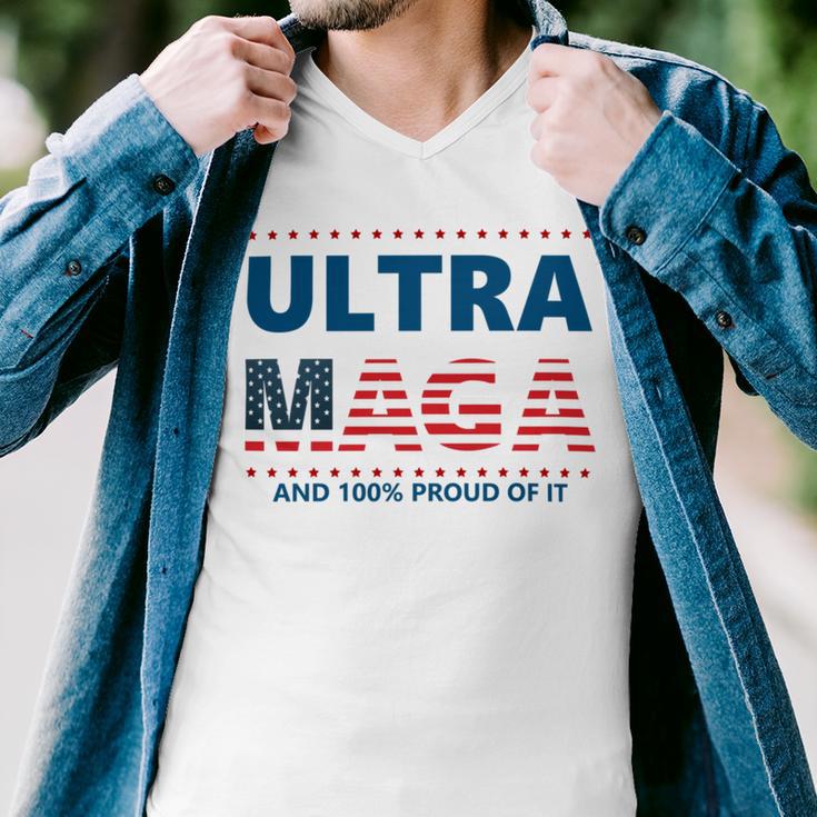 Ultra Maga And Proud Of It V5 Men V-Neck Tshirt