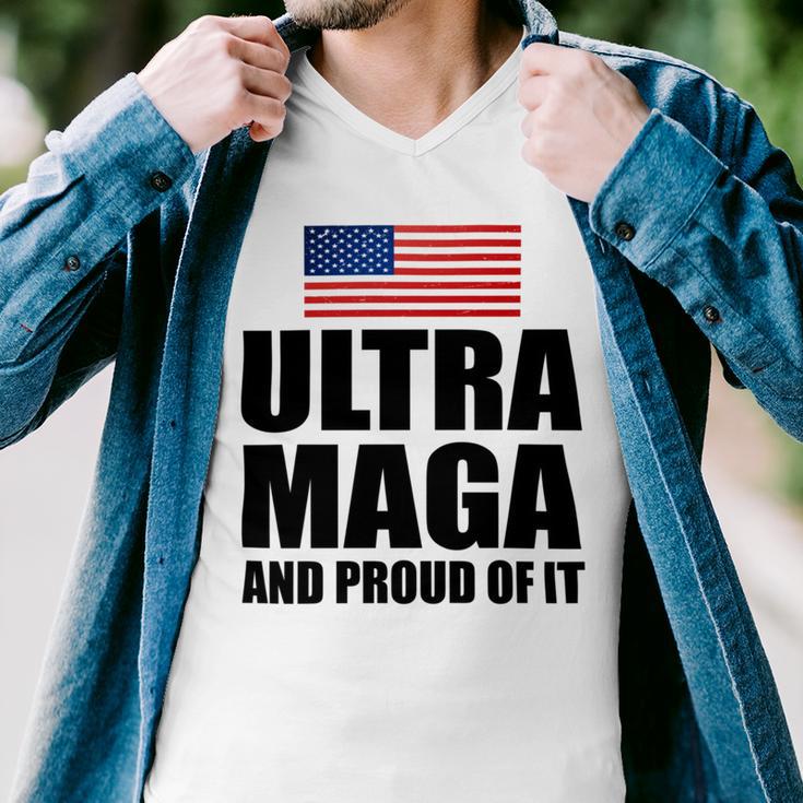 Ultra Maga And Proud Of It V8 Men V-Neck Tshirt