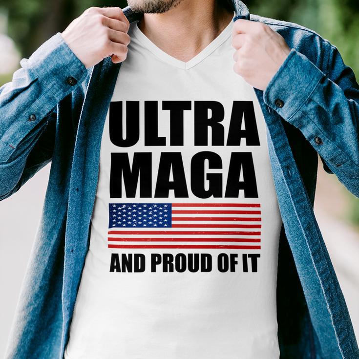 Ultra Maga And Proud Of It V9 Men V-Neck Tshirt