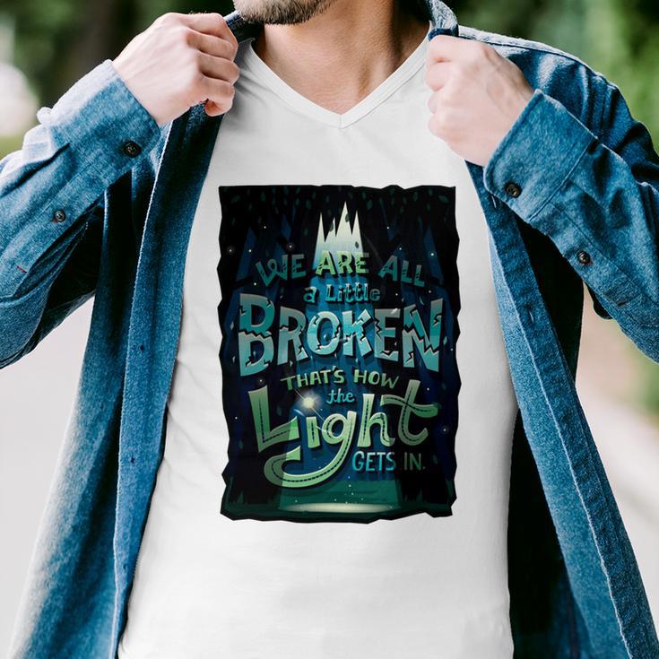 We Are All Broken 350 Trending Shirt Men V-Neck Tshirt