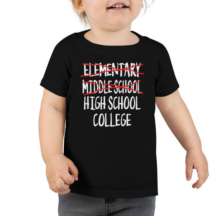 2022 Middle School Graduation Junior High School Graduation Toddler Tshirt