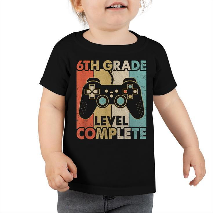 6Th Grade Graduation Level Complete Video Games Boy Kids  Toddler Tshirt