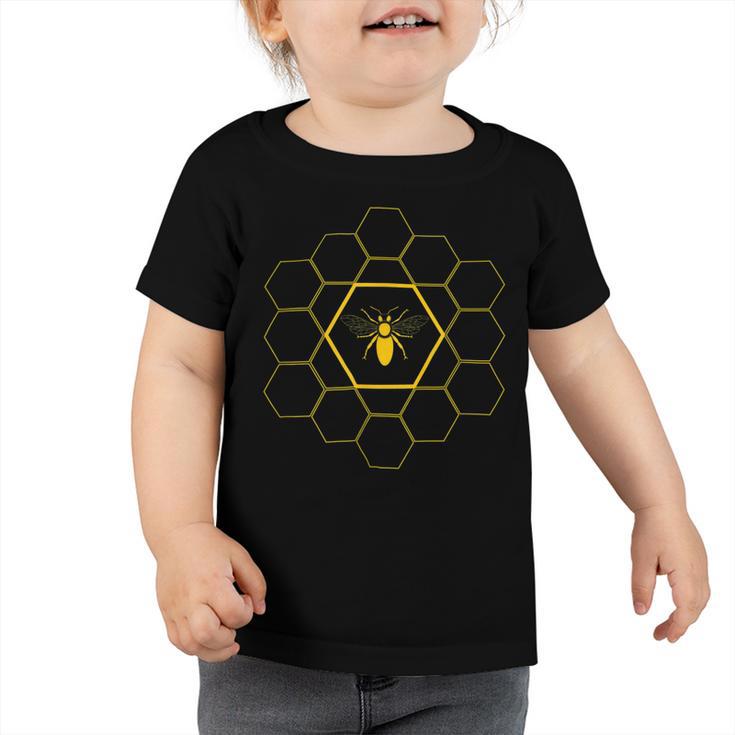 Bee Bee Bee Honeycomb Beekeeper Beekeeping Gift Toddler Tshirt