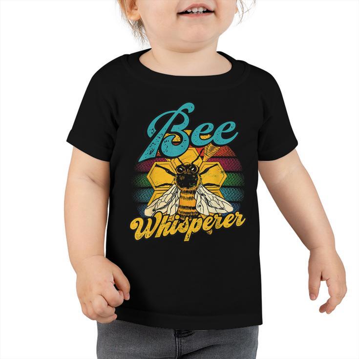 Bee Bee Bee Whisperer Vintage Retro Style Honeybee Hives Toddler Tshirt