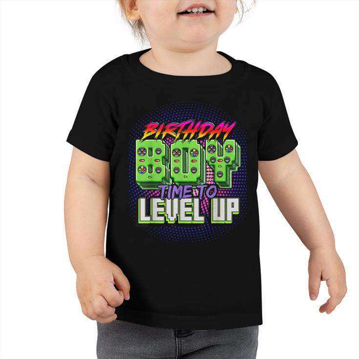 Birthday Boy Time To Level Up Video Game Birthday Party Boys  Toddler Tshirt