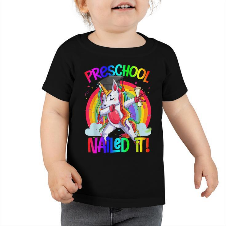 Dabbing Unicorn Preschool Prek Graduation Class Of 2022 Kids  Toddler Tshirt