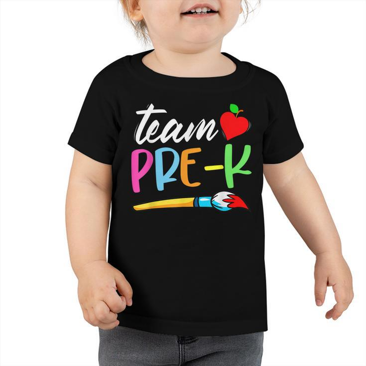 Funny Team Pre-K Back To School Boy Kids Girl Students  Toddler Tshirt