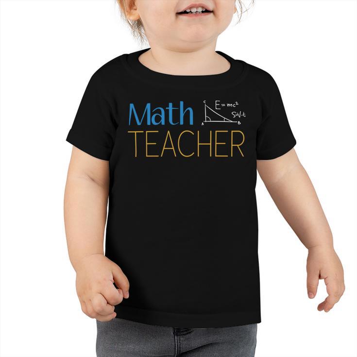 Math Teacher V2 Toddler Tshirt