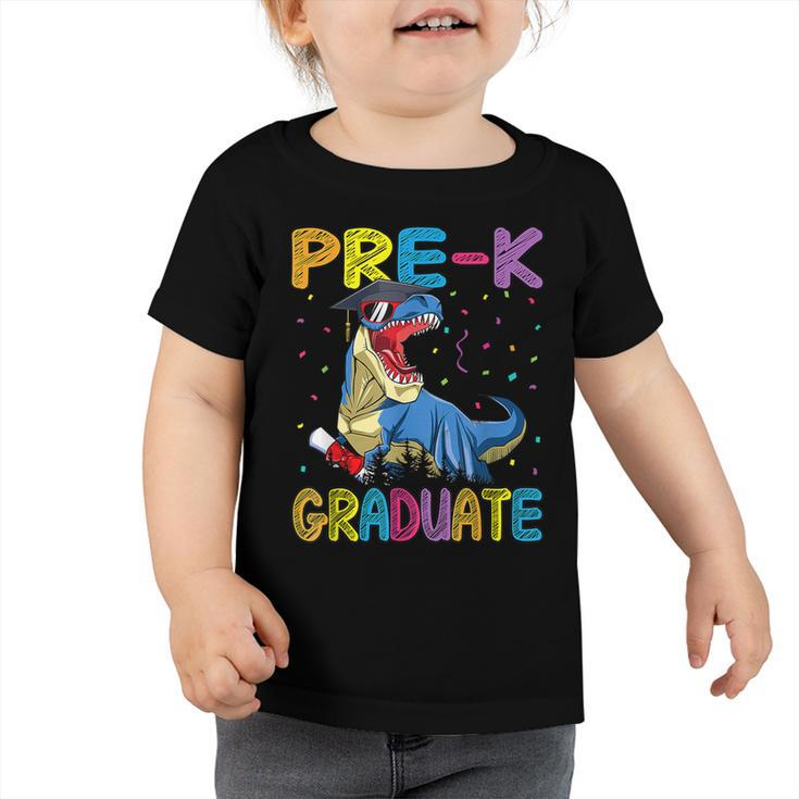 Pre-K Graduate Dinosaur T-Rex Pre Kindergarten Graduation  Toddler Tshirt