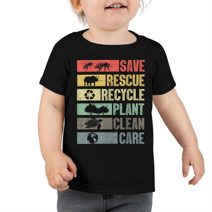 Save Rescue Recycled Plant Clean Care V2 Toddler Tshirt