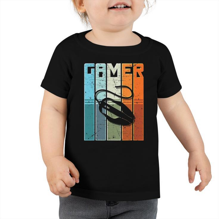 Vintage Gamer Gifts Video Game Lovers Gamers Cgaming Toddler Tshirt