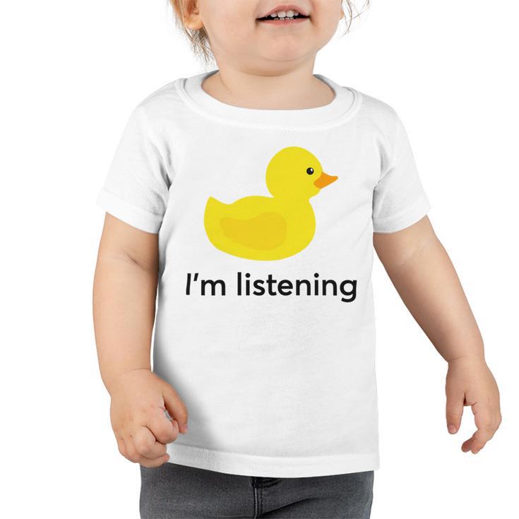 Programmer Rubber Duck Sticker Toddler Tshirt