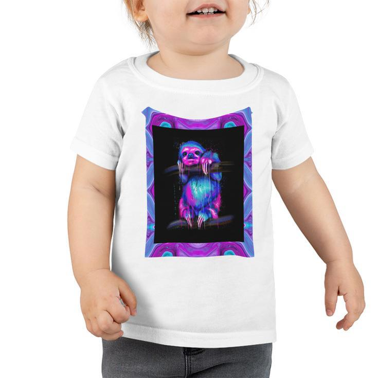 Sloth Watercolor Toddler Tshirt