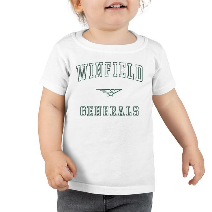 Winfield High School Generals Teacher Student Gift Toddler Tshirt