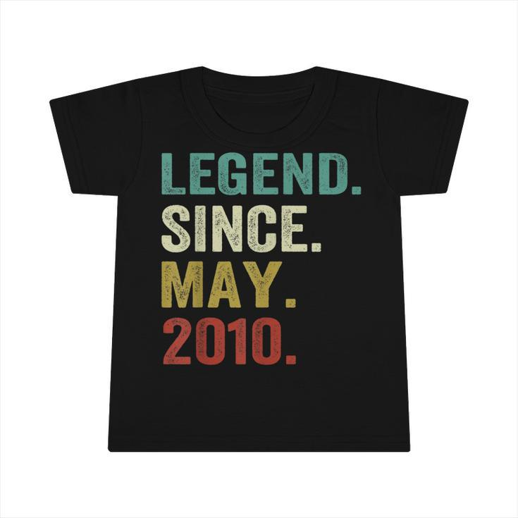 12 Years Old Legend Since May 2010 12Th Birthday Gifts  Infant Tshirt