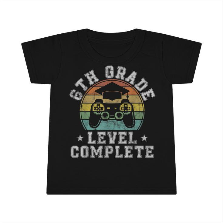 6Th Grade Level Complete Sixth Grade Graduation Video Gamer Infant Tshirt