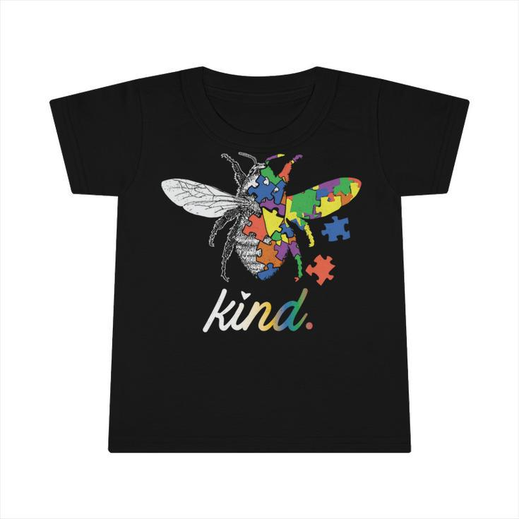 Bee Bee Bee Kind Beautiful Autism Awareness Gift Puzzl V2 Infant Tshirt