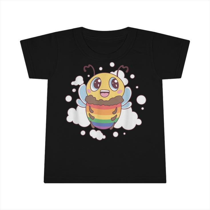 Bee Bee Bee Lgbt Pride Month Gay Homosexual Design For Lesbian Queer V4 Infant Tshirt