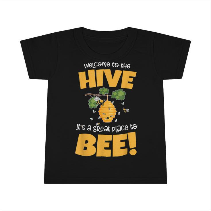 Bee Bee Bee Theme Back To School For Teachers Welcome To The Hive V2 Infant Tshirt