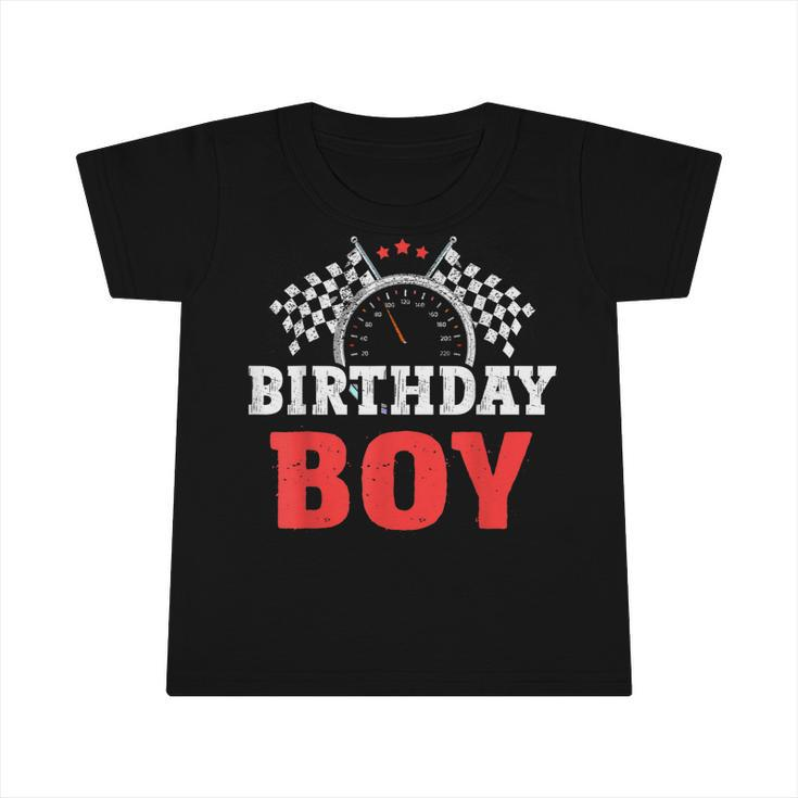 Birthday Boy Race Car Racing Car Driver Birthday Crew  Infant Tshirt