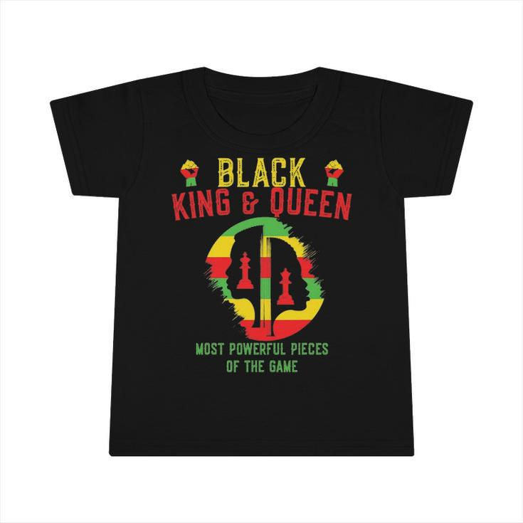 Black King And Queen Most Powerful Piece Of The Game Infant Tshirt