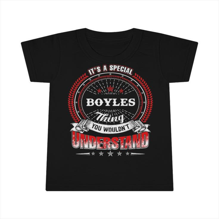 Boyles Shirt Family Crest Boyles T Shirt Boyles Clothing Boyles Tshirt Boyles Tshirt Gifts For The Boyles  Infant Tshirt