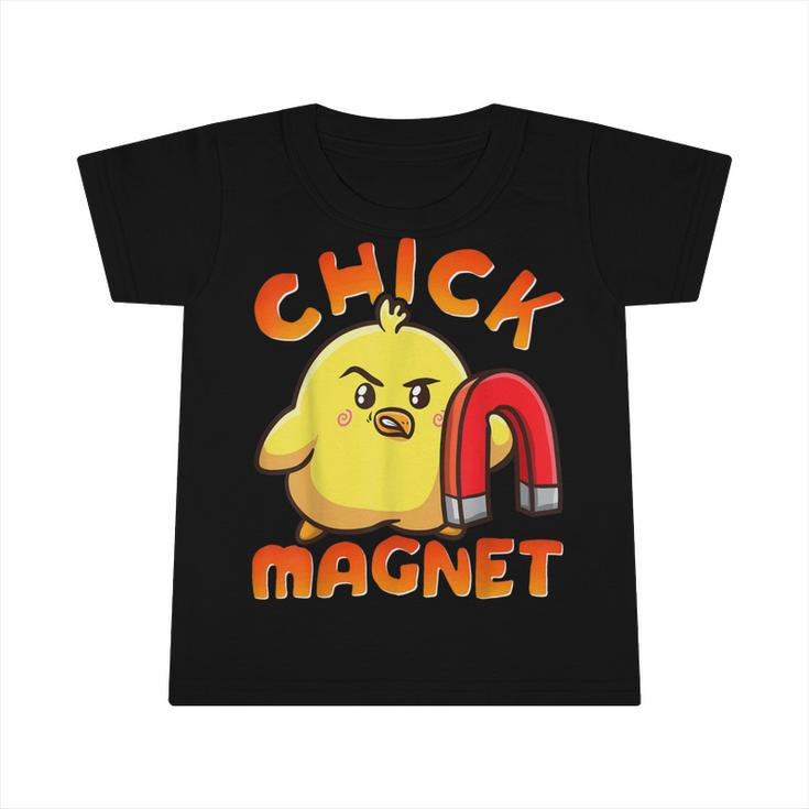 Chicken Chicken Chick Magnet Funny Halloween Costume Magnetic Little Chicken Infant Tshirt