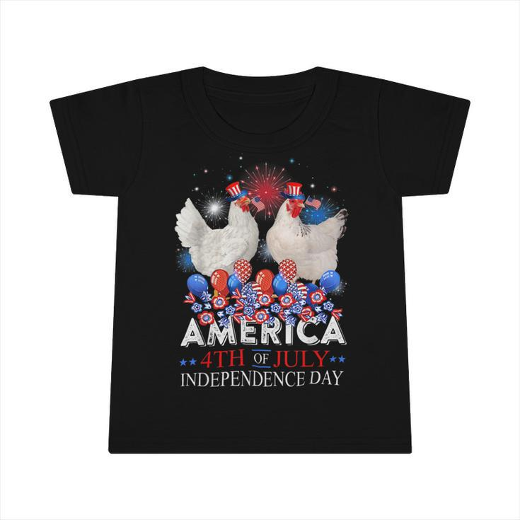 Chicken Chicken Chicken America 4Th Of July Independence Day Usa Fireworks V2 Infant Tshirt