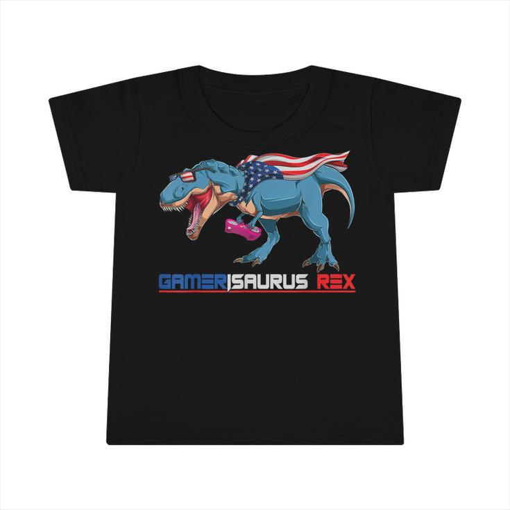 Cool 4Th Of July  T Rex Dinosaur Amerisaurus Rex  Infant Tshirt