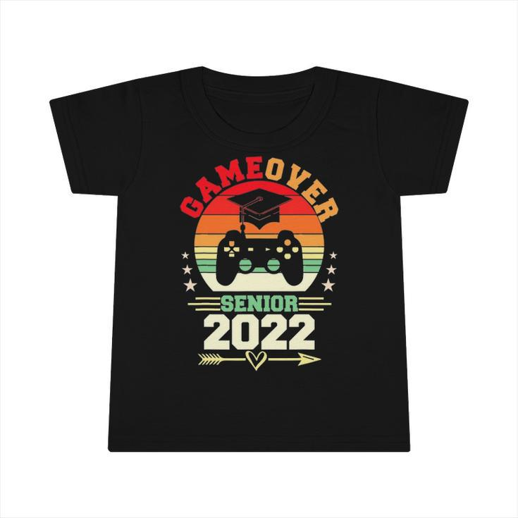 Game Over Class Of 2022 Senior Video Games Graduation Gamer Infant Tshirt