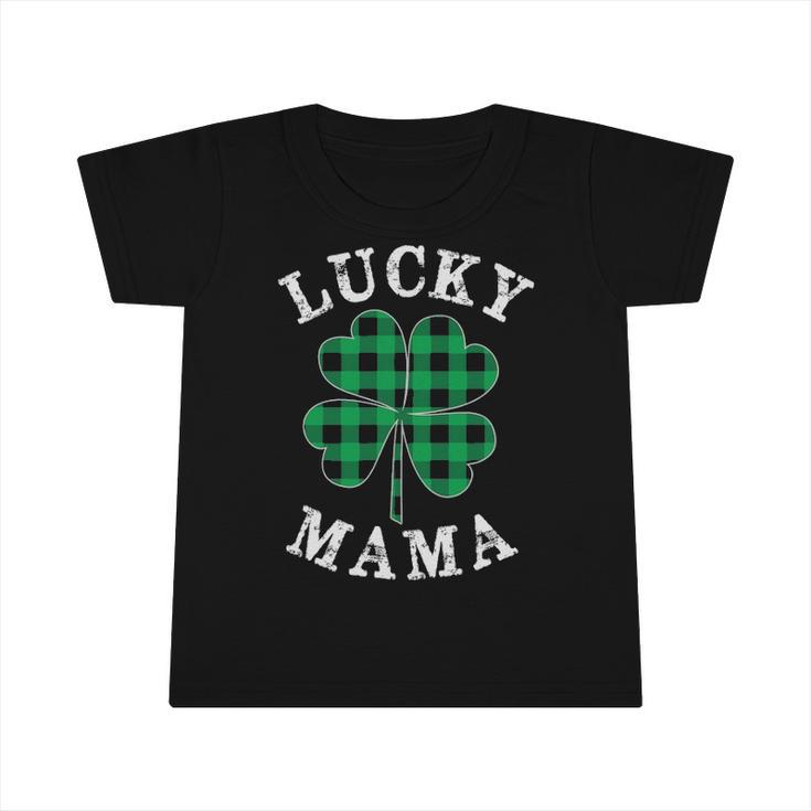 Green Plaid Lucky Mama Matching Family Pajama St Patricks Day Infant Tshirt