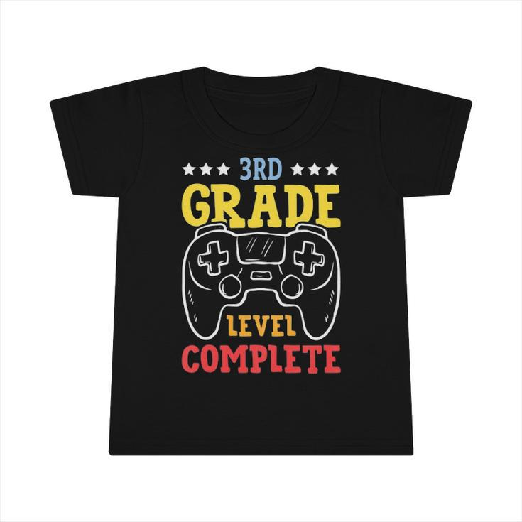 Kids 3Rd Grade Level Complete Last Day Of School Game Controller Infant Tshirt