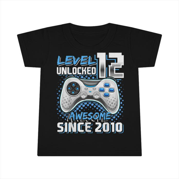 Level 12 Unlocked Awesome 2010 Video Game 12Th Birthday  V2 Infant Tshirt